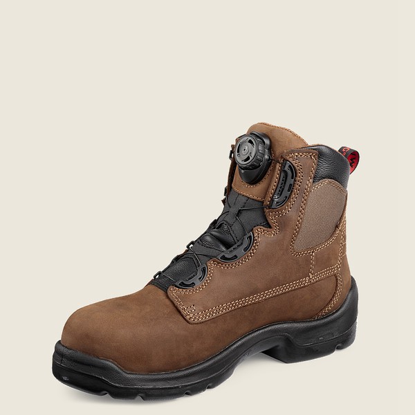 Red Wing Safety Bot Erkek - Flexbond - 6-Inch Boa® Waterproof Toe - Kahverengi - 98IAUPZXE